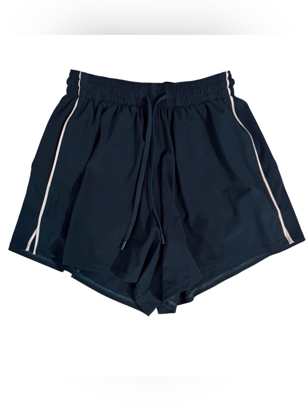 Lululemon Size 0 Blue White Court Rival Shorts High Rise Gym Yoga Athletic